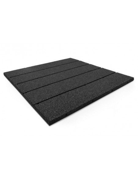 StockZ Fitness Tiles Outdoor - 1000x1000x30mm Schwarz-0