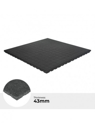 StockZ Ramps f?r Fitness Tiles - 1000x160x43mm Schwarz