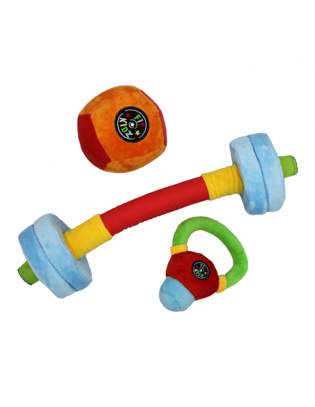 Fit Kidz Barbell Soft Toy