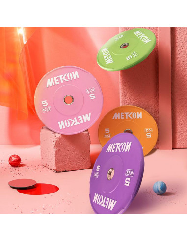 Energy Hantelscheibe orange 5kg 2er-Set