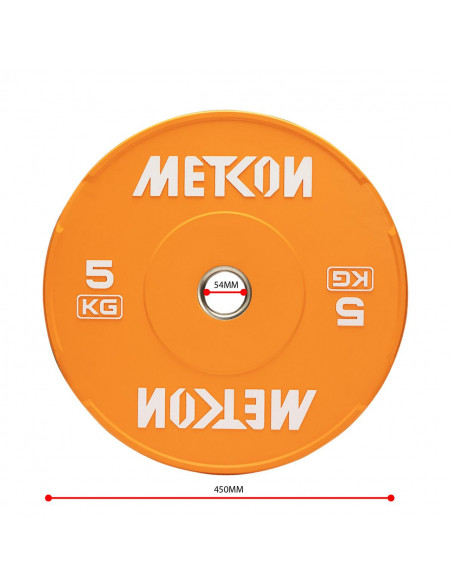 Energy Hantelscheibe orange 5kg 2er-Set